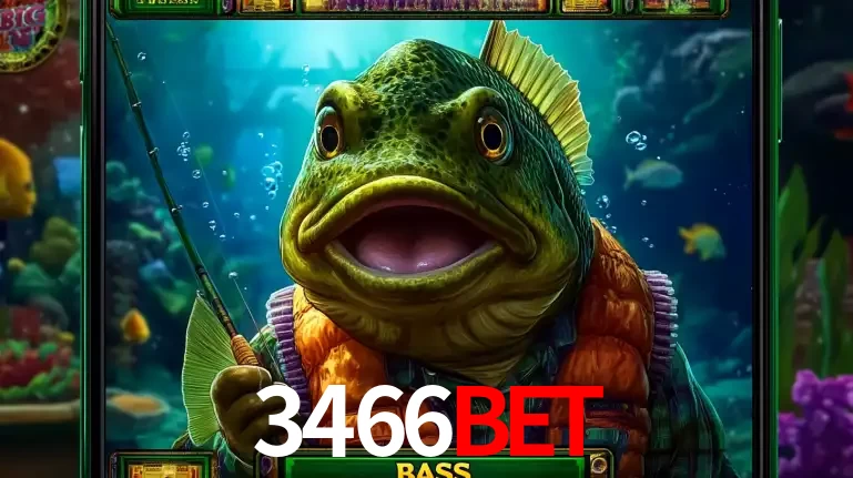 Personagem de peixe pescador do popular jogo de slot com tema de pescaria, uma das emocionantes opções de caça-níqueis para jogar e ganhar no cassino 3466BET.